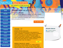 Tablet Screenshot of nautilus.scio.cz